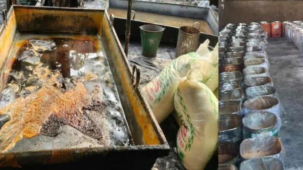 লালপুরে ভেজাল গুড় করখানায় অভিযান, এক লাখ টাকা জরিমানা আদায়