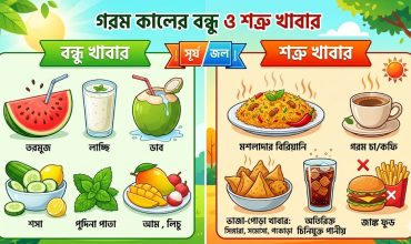 এই গরমের বন্ধু খাবার আর শত্রু খাবার!