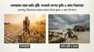 তাপপ্রবাহ আর অতি বৃষ্টি- সংকটে দেশের কৃষি ও খাদ্য নিরাপত্তা 