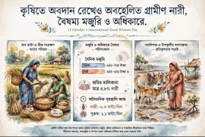 বঞ্চনা-বৈষম্যের মধ্যেই কৃষিতে নিজেদের অবদান রেখে যাচ্ছেন বাংলার নারীরা