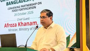 চাল ও আটা-ময়দায় পুষ্টি উপাদান যুক্ত কার ওপর জোর দিলেন স্থানীয় সরকার প্রতিমন্ত্রী